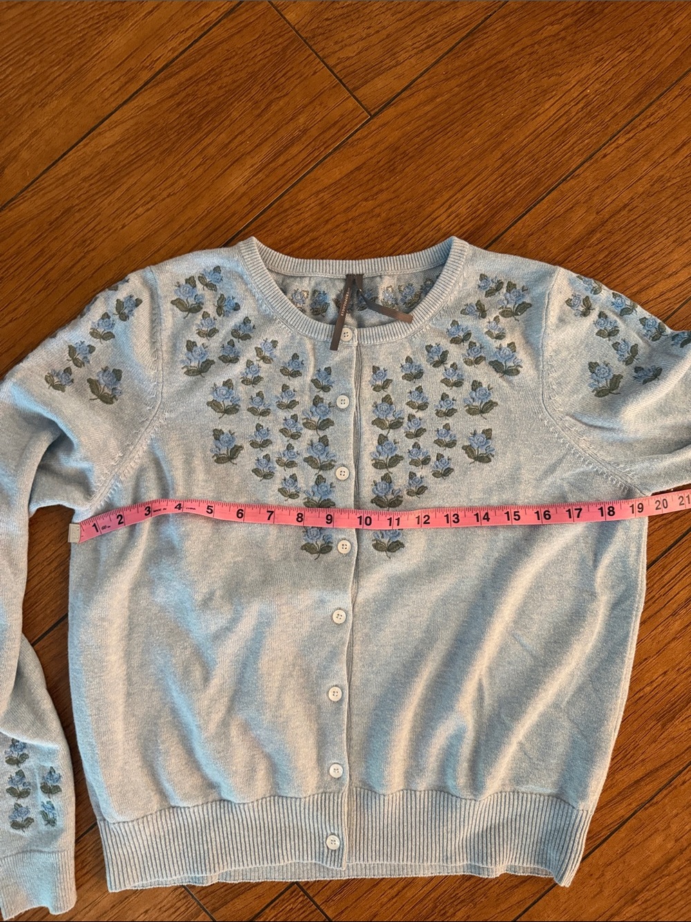 Anthropologie Juliet Embroidered Cardigan - Picture 4 of 7